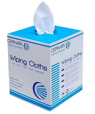 CERNATA Dry Solvent Wipes Perforated Roll 350 Sheet 38x30cm